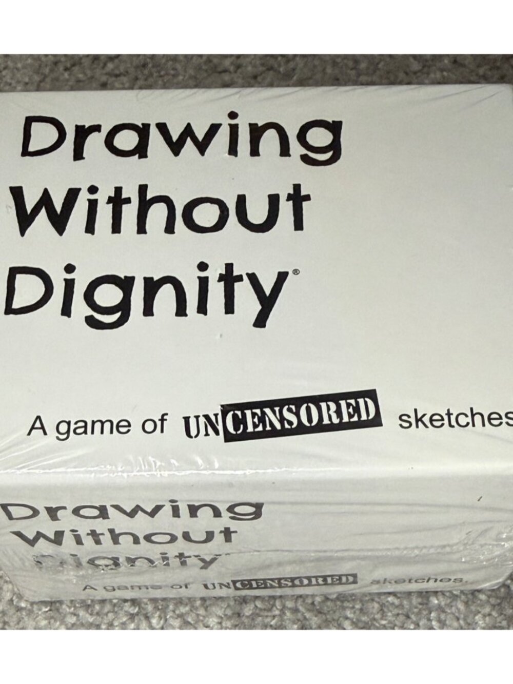 Drawing Without Dignity A Game of Uncensored Sketches Adult Pictionary NEW